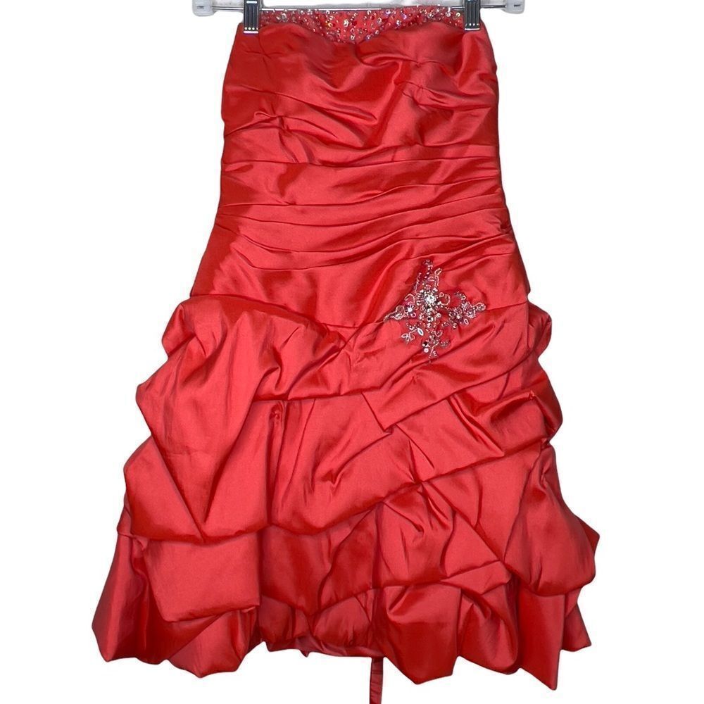 Vintage Mori Lee Strapless Formal Dress nwt